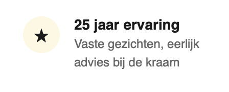 25 jaar ervaring
