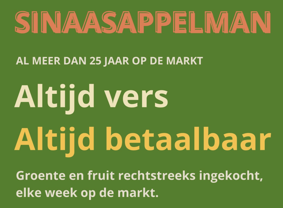 sinaasappelman altijd vers en betaalbaar